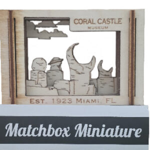 Coral Castle Matchbook Miniature