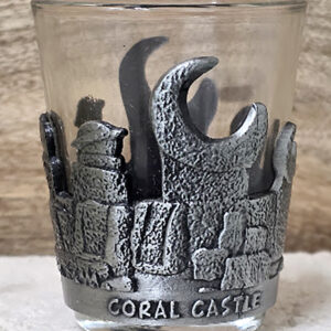 Coral Castle Sculpted 3D Shot Glass
