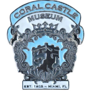 Coral Castle Enamel Pin