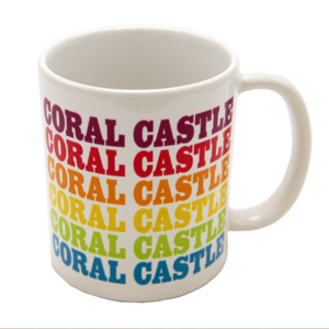 Coral Castle Retro Rainbow Mug