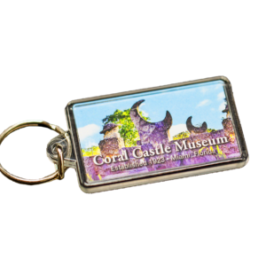 Coral Castle Acrylic Keychain