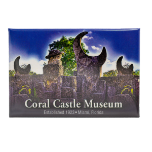 Coral Castle Tile Magnet